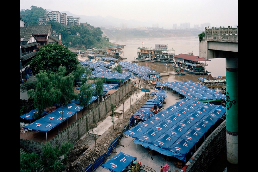 Part of Ciqikou, a 1,000-year-old town by Jialing River, Chongqing.