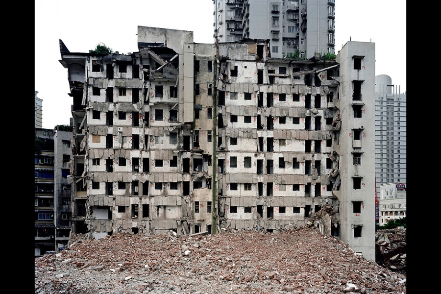 Demolition in Chongqing.