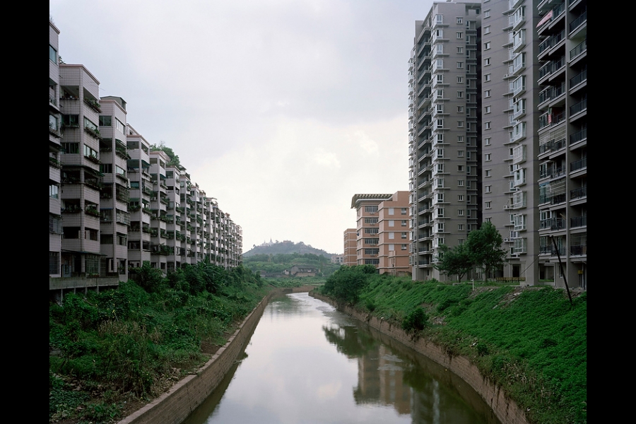 A canal in Chongqing.
